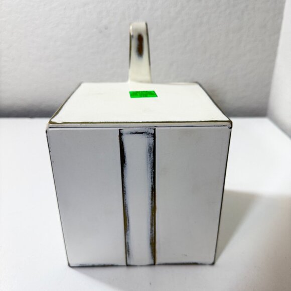 BALLARD DESIGNS Gift Box Stocking Hanger White Metal Bow Box RARE RETIRED! - Picture 8 of 15